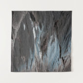 Black and gray abstract painting タペストリー (正面(横))
