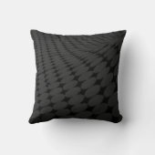 Black and gray dotted surface クッション (裏面)