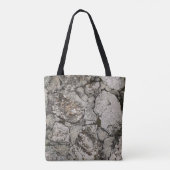 Black and gray stone fragment トートバッグ (裏面)