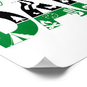 Black And Green Dad Scout For Girls Cookie Camping ポスター (角)