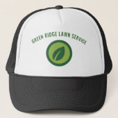 Black and Green Lawn Care Professional キャップ (正面)