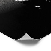 Black and Grey Futuristic Best Car  ポスター (角)