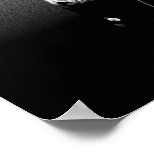 Black and Grey Futuristic Best Car  ポスター (角)