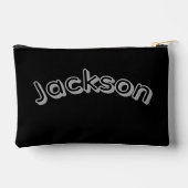 Black And Grey Jackson Name, アクセサリーポーチ (裏面)