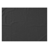 Black and Grey Modern Geometric Wavy Curved Lines テーブルクロス (正面(横))