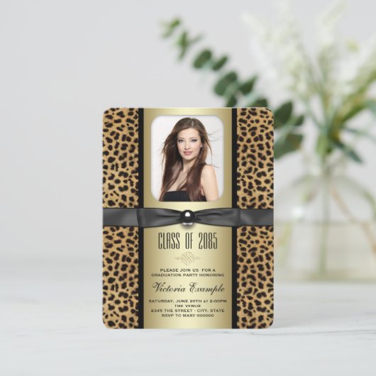Black and Leopardの卒業発表 招待状 (スタンド正面)