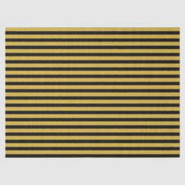 Black And Metallic Gold Stripe Pattern Premium 薄葉紙