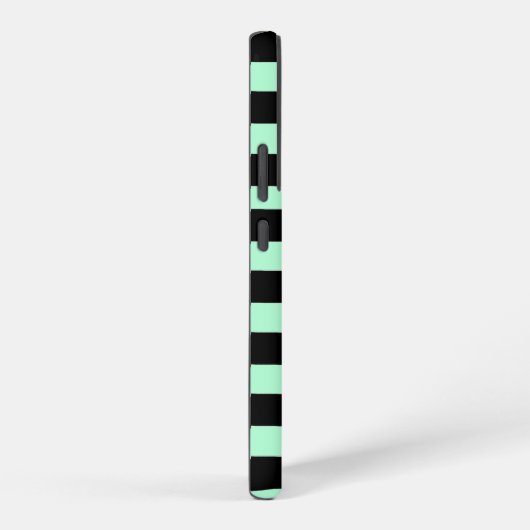 Black and Mint Green Samsung Galaxyケース (右側面)