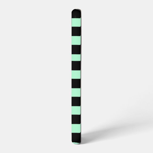 Black and Mint Green Samsung Galaxyケース (左側面)