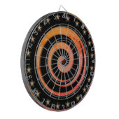 Black and Orange Regulation Dart Board ダーツボード (正面左)