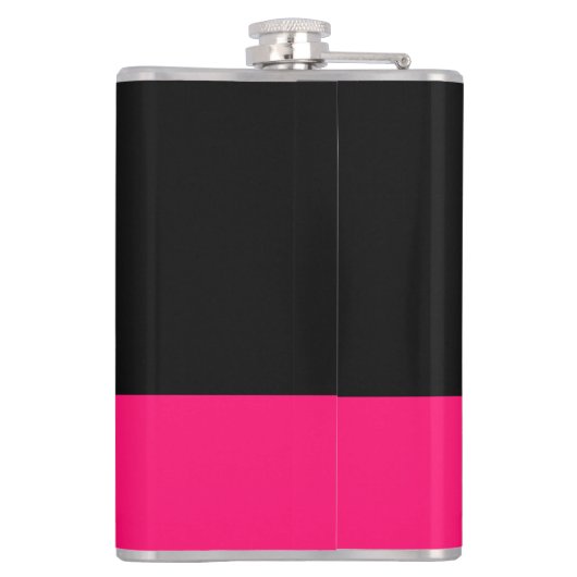Black and Pink Rodeo Crew Western Bachelorette フラスク (裏面)