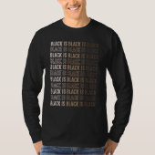 Black And Proud Black History Month Afrocentric Bl Tシャツ (正面)