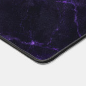 Black and Purple Marble Mouse Pad デスクマット (コーナー)
