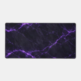 Black and Purple Marble Mouse Pad デスクマット