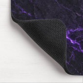 Black and Purple Marble Mouse Pad マウスパッド (コーナー)
