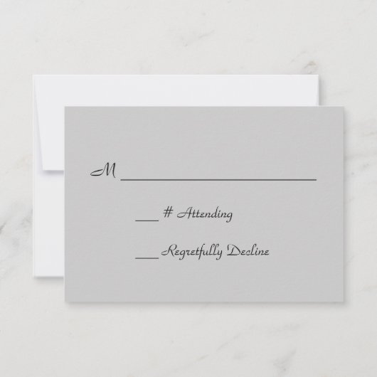 Black and Red Roses RSVP (裏面)