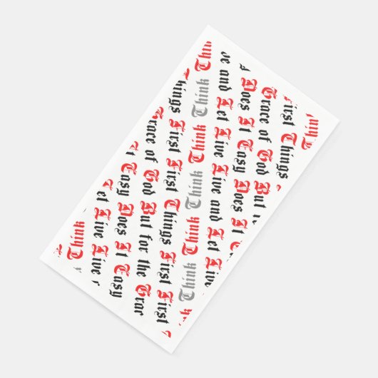 Black and Red Text Recovery Slogans (コーナー)