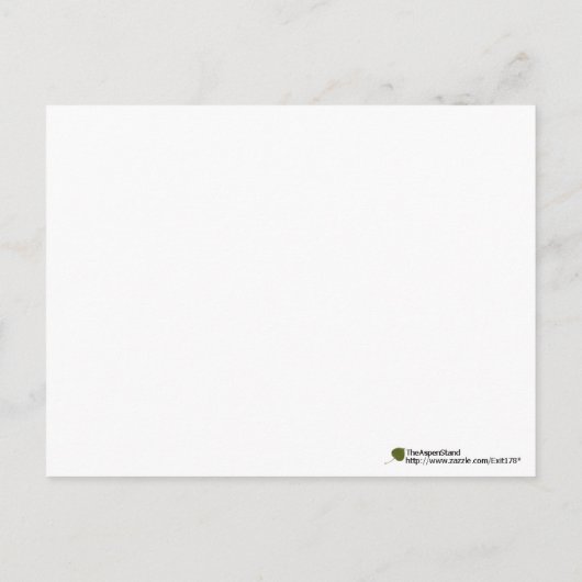 Black and Red Thank You Word Cloud ポストカード (裏面)