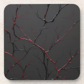 Black and Red Veins コースター (正面)