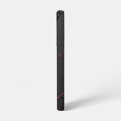 Black and Red Veins Samsung Galaxyケース (左側面)
