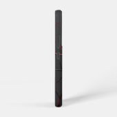 Black and Red Veins Samsung Galaxyケース (右側面)