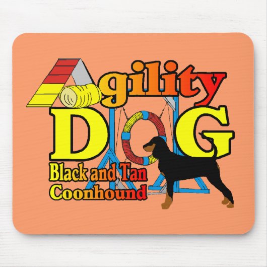 Black_and_Tan_Contextアジリティ マウスパッド (正面)