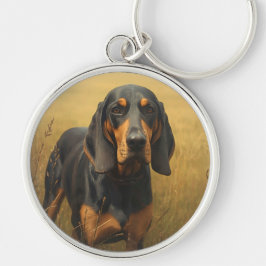 Black and Tan Coonhound キーホルダー
