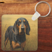 Black and Tan Coonhound キーホルダー (裏面)