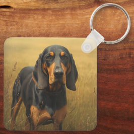 Black and Tan Coonhound キーホルダー