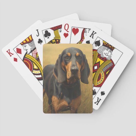 Black and Tan Coonhound トランプ (裏面)