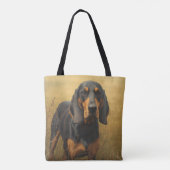 Black and Tan Coonhound トートバッグ (裏面)