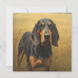 Black and Tan Coonhound ノートカード