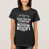 Black And Tan Coonhound  1 Tシャツ (正面)