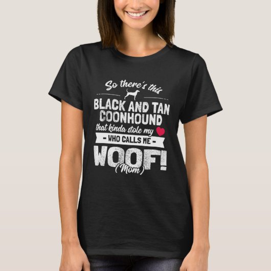Black And Tan Coonhound 1 Tシャツ (正面)