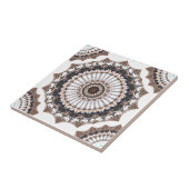 Black and Tan Mandala Pattern タイル (側面)