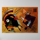 Black and Violet, Kandinsky, 1923  ポスター (正面)