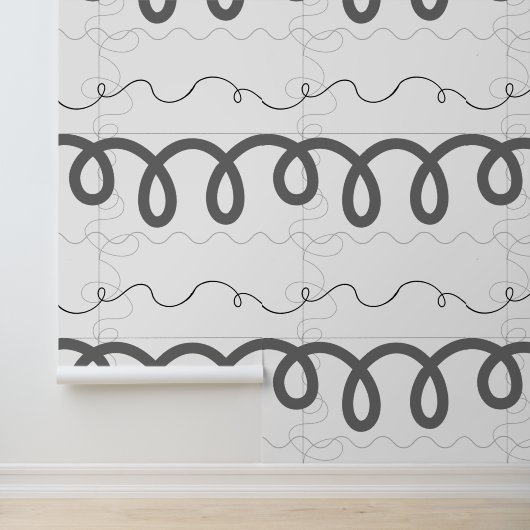 Black and White Abstract Lines Wallpaper 壁紙 (アプリケーション)