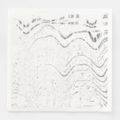 Black And White Abstract Swirl Rustic Wedding (正面)