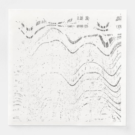 Black And White Abstract Swirl Rustic Wedding (正面)