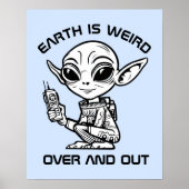 Black and White Alien ポスター (正面)