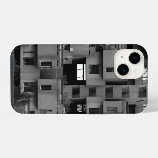 Black and White Architectural iPhoneケース (裏面横)
