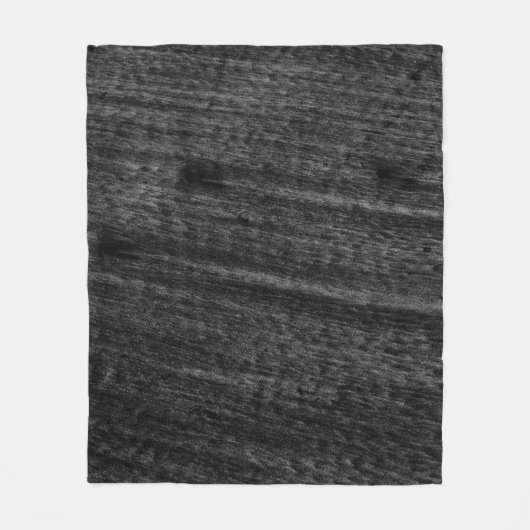 Black and white area rug フリースブランケット (正面)