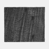 Black and white area rug フリースブランケット (正面(横))