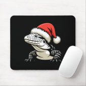 Black And White Argentine Tegu Christmas Ugly Xmas マウスパッド (マウス)