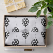 Black and White Balloons Birthday 薄葉紙 (ギフト)