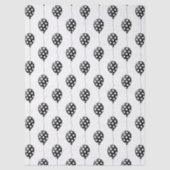 Black and White Balloons Birthday 薄葉紙 (正面)