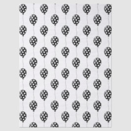 Black and White Balloons Birthday 薄葉紙