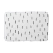  Black and White Bathroom Rug バスマット (正面)