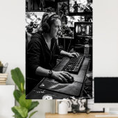 Black and White Battle Station Instruction Poster ポスター (ホームオフィス)