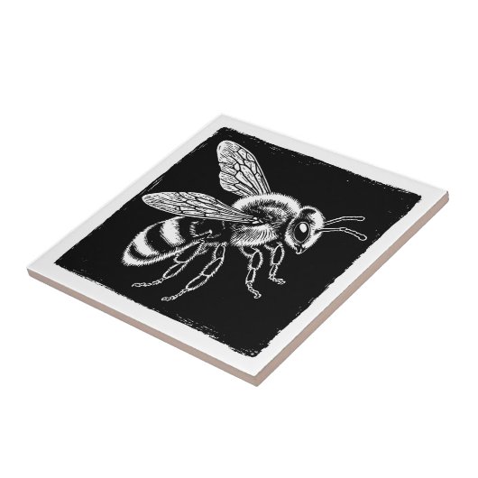 Black and White Bee タイル (側面)